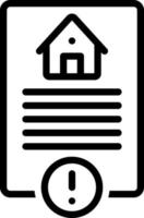 line icon for risk vector