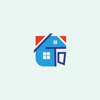 Real estate logo logo icon design template flat vector