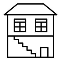 Basement Line Icon vector