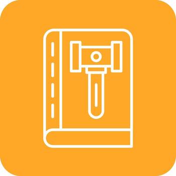 Code of Conduct Line Round Corner Background Icons vector