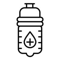 Electrolytes Line Icon vector