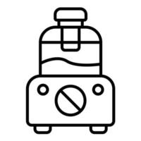 Food Processor Line Icon vector