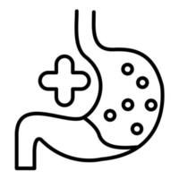 Gastroenterology Line Icon vector