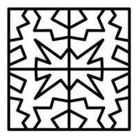 Floor Line Icon vector