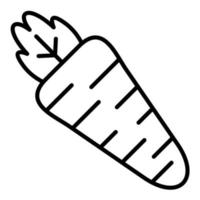 Carrot Line Icon vector