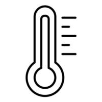 Thermometer Line Icon vector