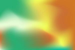 Beautiful simple vector green, orange, white, yellow gradient. Vibrant trendy background. Can be used for web background, banner, postcard, collage