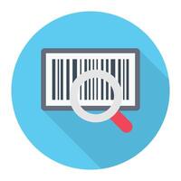 bar code vector illustration on a background.Premium quality symbols.vector icons for concept and graphic design.