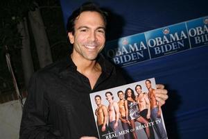 David Dorfman and his Calendar arriving at the Countdown for Barack Obama Event at a private home in Beverly Hills, CA on October 17, 2008 photo