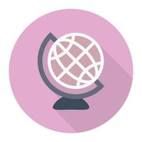 globe vector illustration on a background.Premium quality symbols.vector icons for concept and graphic design.