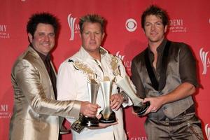 Rascal Flatts in the Press Room at the 44th Academy of Country Music Awards at the MGM Grand Arena in Las Vegas, NV on April 5, 2009 photo