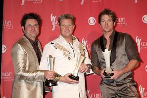 Rascal Flatts in the Press Room at the 44th Academy of Country Music Awards at the MGM Grand Arena in Las Vegas, NV on April 5, 2009 photo
