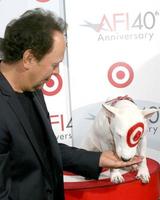 Billy Crystal and Bullseye AFI s 40th Anniversary ArcLight Theaters Los Angeles, CA October 3, 2007 2007 photo