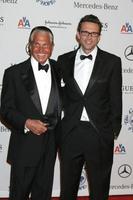 George Hamilton and son Ashley Hamilton arriving to the Carousel of Hope Ball at the Bevelry Hilton Hotel, in Beverly Hills, CA on October 25, 2008 photo