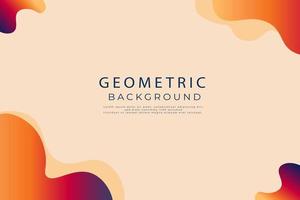 Flat geometric shapes wallpaper, various shapes and line abstract flat geometric background vector