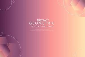 Flat geometric shapes wallpaper, various shapes and line abstract flat geometric background vector