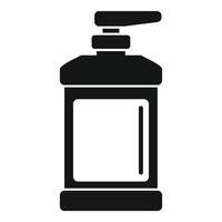 Coronavirus dispenser antiseptic icon, simple style vector