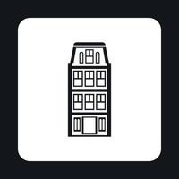 House icon in simple style vector