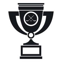 Cup icon, simple style vector