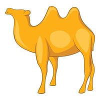icono de camello, estilo de dibujos animados vector