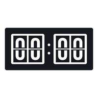 Scoreboard icon, simple style vector