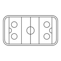 Stadium icon, outline style vector