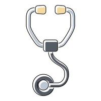 Stethoscope icon, flat style vector