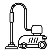Car steam cleaner icon, outline style vector