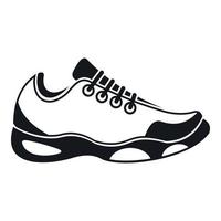 Sneakers for tennis icon, simple style vector