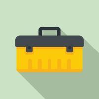 Car tool box icon, flat style vector