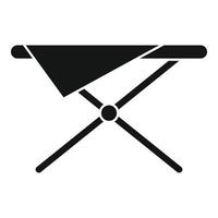 Ironing board icon, simple style vector