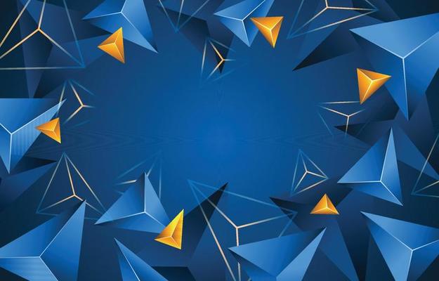 Abstract Triangular Geometric Concept