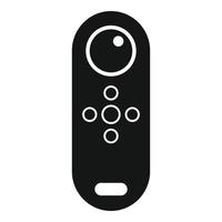 Air conditioner remote control icon, simple style vector