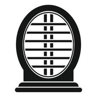 Bug zapper icon, simple style vector