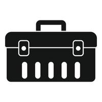 Car tool box icon, simple style vector