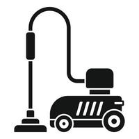 Car steam cleaner icon, simple style vector