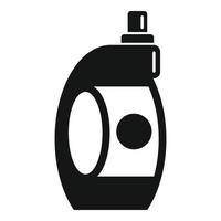 icono de botella de suavizante, estilo simple vector