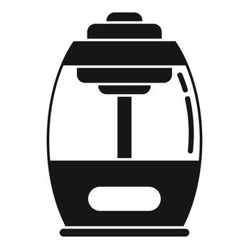 icono del difusor de la lámpara, estilo simple vector