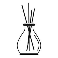 Natural diffuser icon, simple style vector