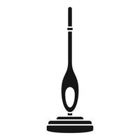 Stick steam cleaner icon, simple style vector