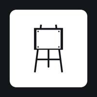 Easel icon in simple style vector