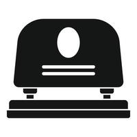 Paper hole puncher icon, simple style vector