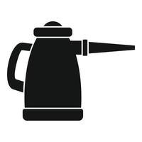 Steam cleaner tool icon, simple style vector