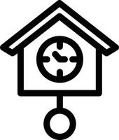 Cuckoo Clock Vector Icon