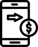 Send Money Mobile Vector Icon