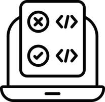 Code Correction Vector Icon