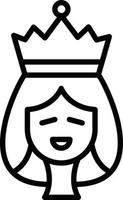 Queen Vector Icon