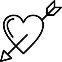 Heart Arrow Vector Icon