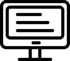 Monitor Vector Icon