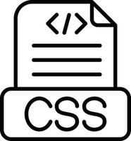 Css File Vector Icon